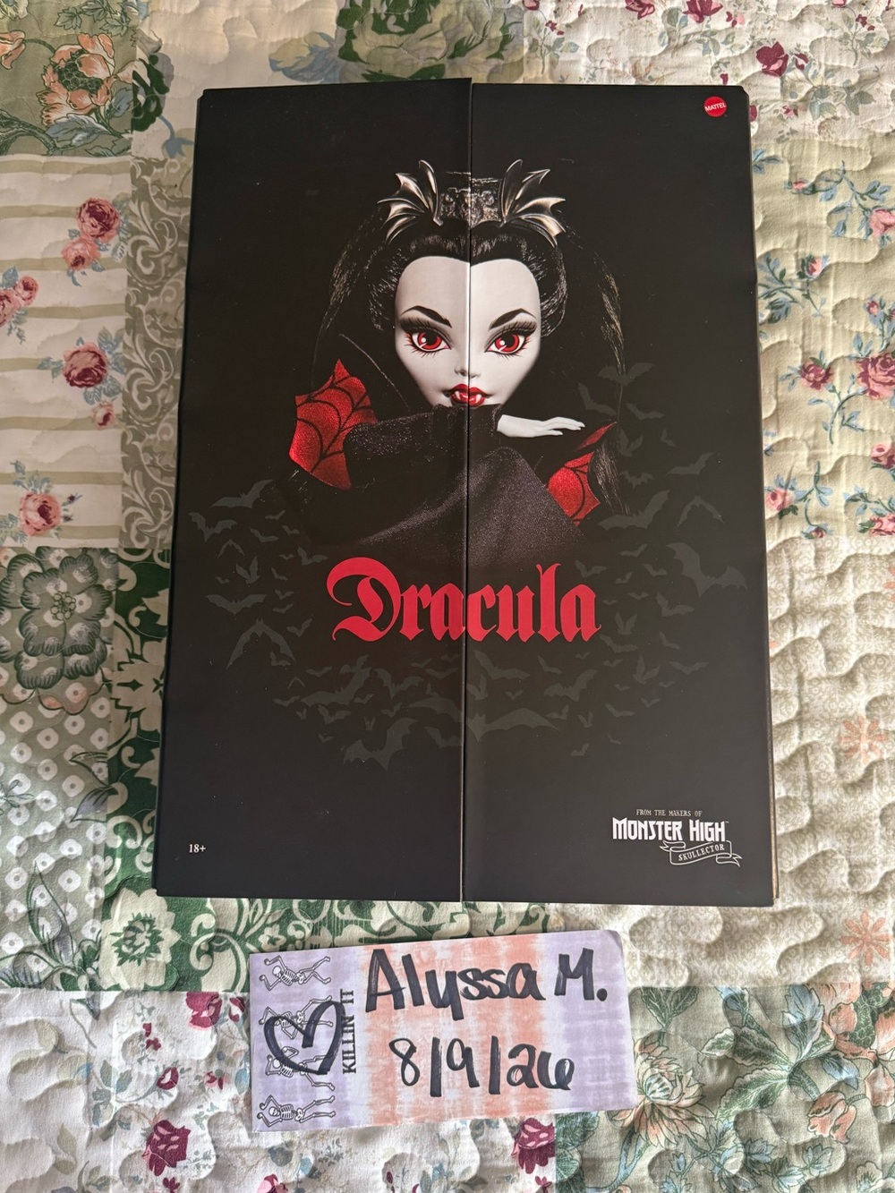 NIB Monster High Skullector Doll “Dracula” (2021)